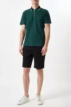 Image of Mens Classic Black Chino Shorts