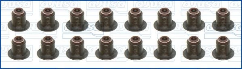 Image of AJUSA Valve stem seal set AJUSA 57089600
