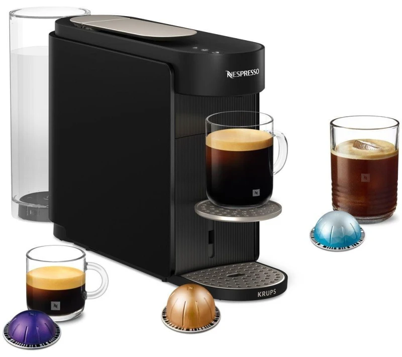 Image of Nespresso by Krups Vertuo Up XN9408G0 Smart Pod Coffee Machine - Black 3045380404397
