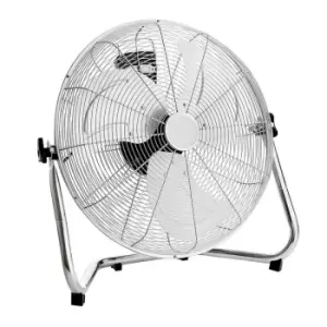 image of Daewoo 14" High Velocity Floor Fan - Chrome