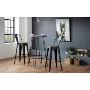 Julian Bowen Grafton Metal Bar Stool, Steel