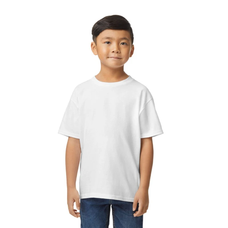 Image of Gildan Softstyle Plain Midweight T-Shirt White unisex