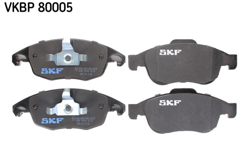 Image of SKF Brake pad set SKF VKBP 80005