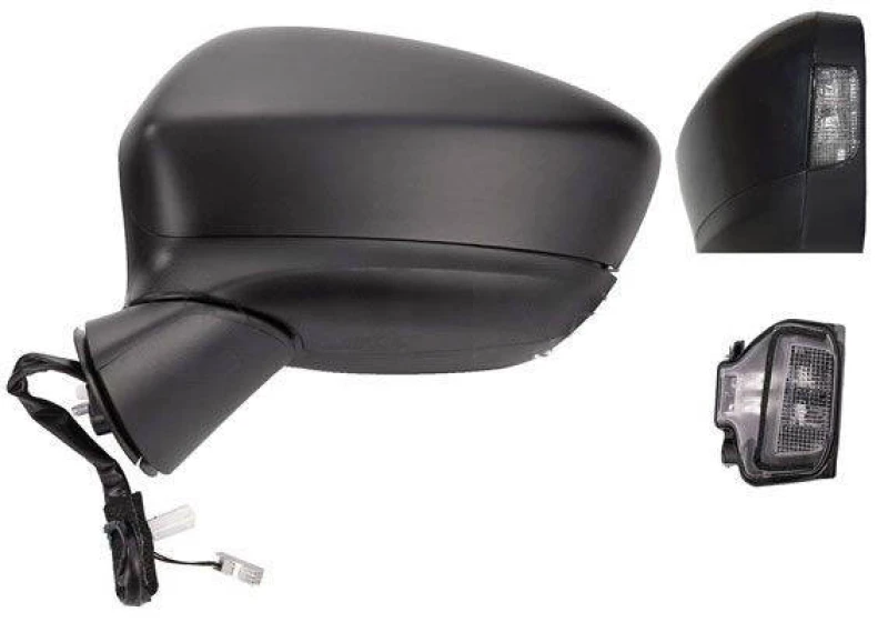 Image of Wing mirror Blic 5402-14-2001737P Left primed Electric Electronically foldable, Heated, Complete Mirror, Aspherical for left-hand drive vehicles Outs