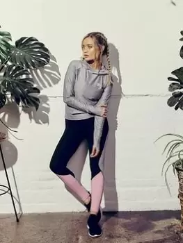 Image of Dare 2b Laura Whitmore Sprint City Lightweight Pullover Hoodie - Ash Grey, Ash Grey, Size 12, Women
