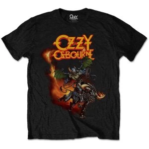 image of Ozzy Osbourne - Demon Bull Unisex Small T-Shirt - Black