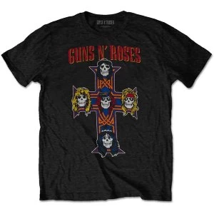 Image of Guns N' Roses - Vintage Cross Mens Large T-Shirt - Black