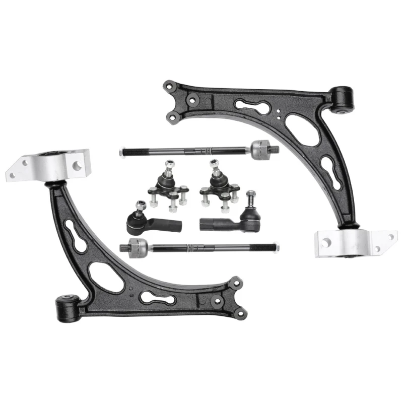 Image of RIDEX 772S1216 Control arm repair kit with axle joint, Front axle both sides, Control Arm Cast Steel Suspension Kit (772)