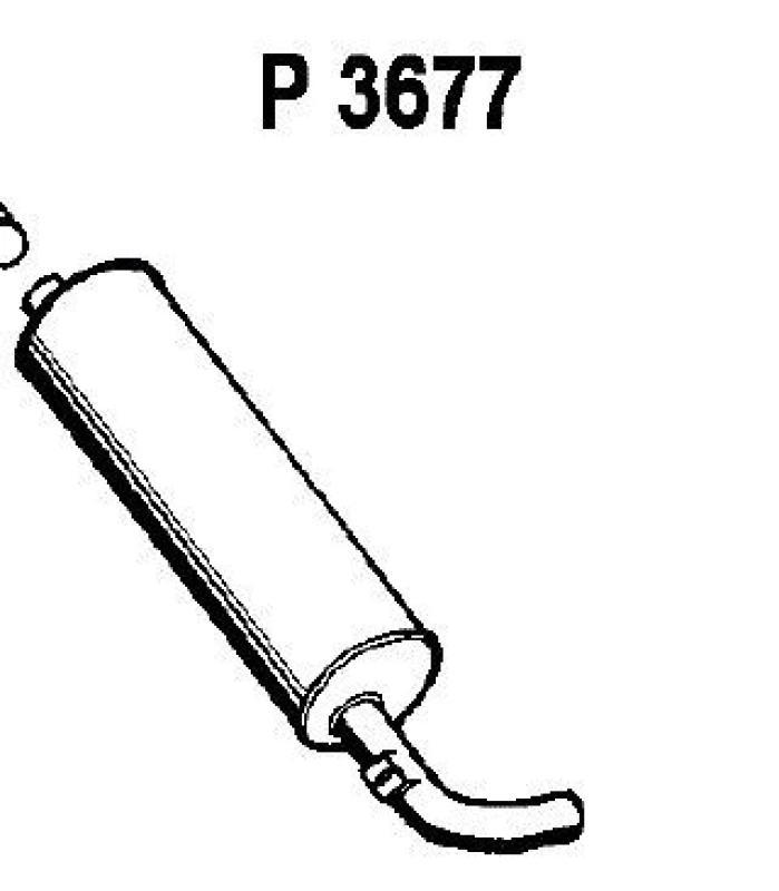 Image of Rear silencer VEGAZ MS-2
