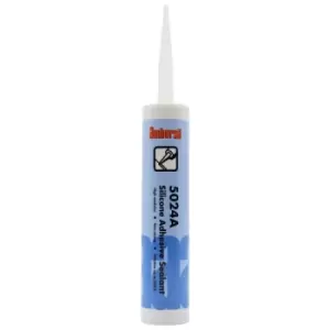 image of Ambersil 30732-AA 5024A Silicone Adhesive Sealant Black 310ml