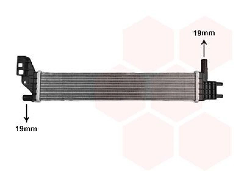 Image of VAN WEZEL Engine radiator VAN WEZEL 15012702