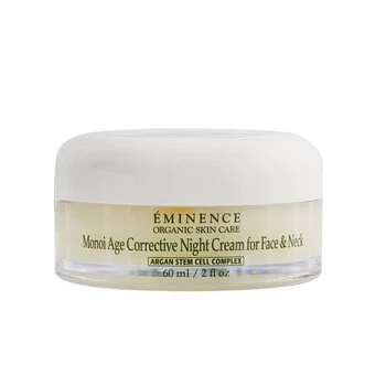 image of Eminence Monoi Age Corrective Night Cream for Face & Neck - For Normal to Dry Skin, especially Mature 60ml/2oz