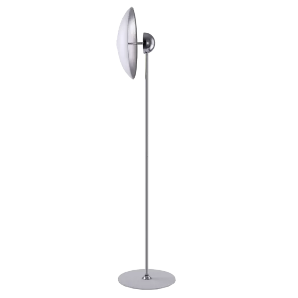 image of Sydney LED Integrated Floor Lamp Silver, 3000K