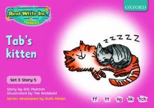 Image of Read Write Inc. Phonics Pink Set 3 Storybooks Tabs Kitten by Gill Munton Book