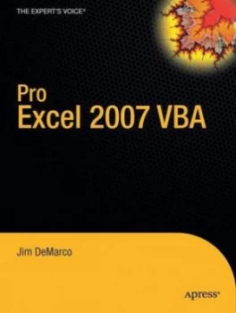 Image of Pro Excel 2007 VBA by Jim DeMarco