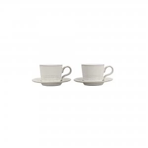 image of Denby Natural Canvas 2 Espresso Mugs Set