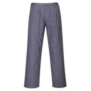 image of Biz Flame Pro Mens Flame Resistant Trousers Grey 2XL 32"