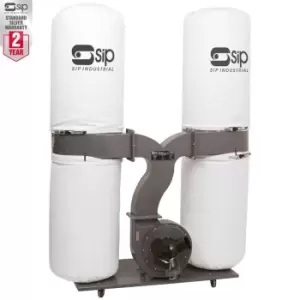 Image of SIP SIP 3HP Double Bag Dust Collector