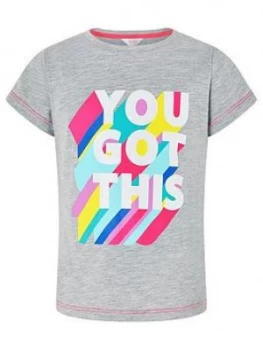 image of Accessorize Girls You Got This T-Shirt - Grey