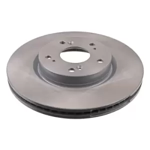 Image of Blue Print Pair of Internally Vented Painted Brake Disc Rotor ADH243122 FRONT