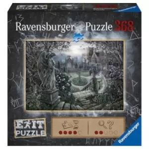 Image of EXIT Jigsaw Puzzle at night in the garden (368 pieces)