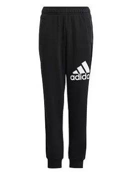 Image of adidas Junior Essentials Big Logo Pant - Black/White, Size 15-16 Years