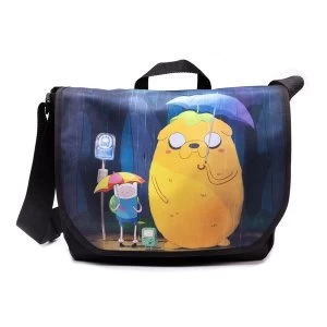 Image of Adventure Time - Totoro Style Adjustable Shoulder Strap & Carry Handle Bag - Black/Dark Blue