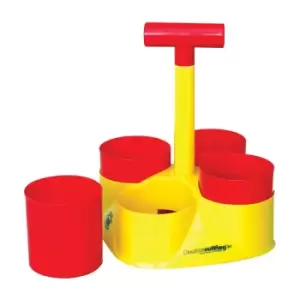 Image of Rapid Class Caddy Table Top Organiser Red and Yellow