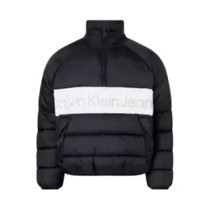 Image of Calvin Klein Jeans Institutional Padded Popover - Black