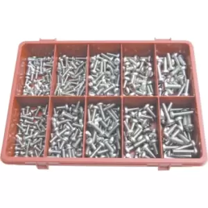 image of Metric Pozi Pan M/C Screw Kit A2 AVG-400PC