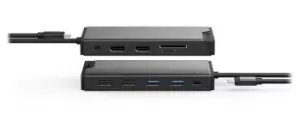 image of ALOGIC MV2 USB-C Dual Display DP Alt Mode Docking Station - 100W Power Delivery