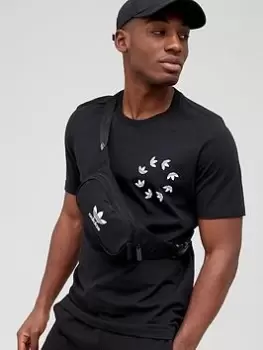 Image of adidas Originals Circular Trefoil T-Shirt - Black Size XS Men