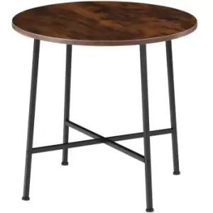 image of TecTake Ennis Dining Table - Dark Brown