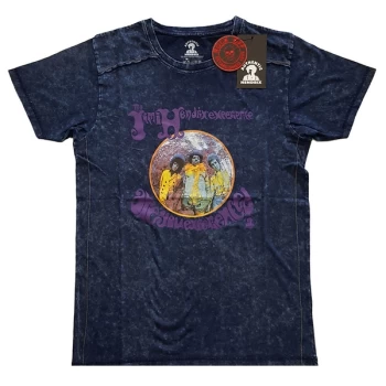 Image of Jimi Hendrix - Experienced Unisex Large T-Shirt - Blue