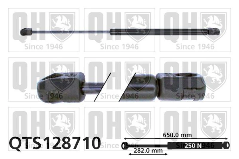Image of QUINTON HAZELL Bonnet strut QUINTON HAZELL QTS128710