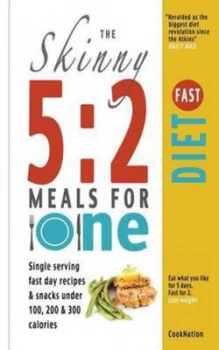 Image of The Skinny 5 2 Fast Diet Meals for One by Cooknation Paperback