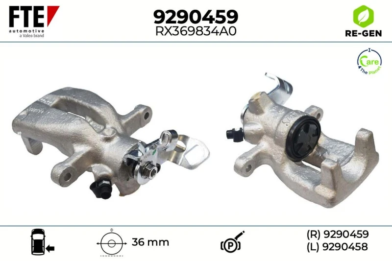 Image of Brake caliper FTE 9290459