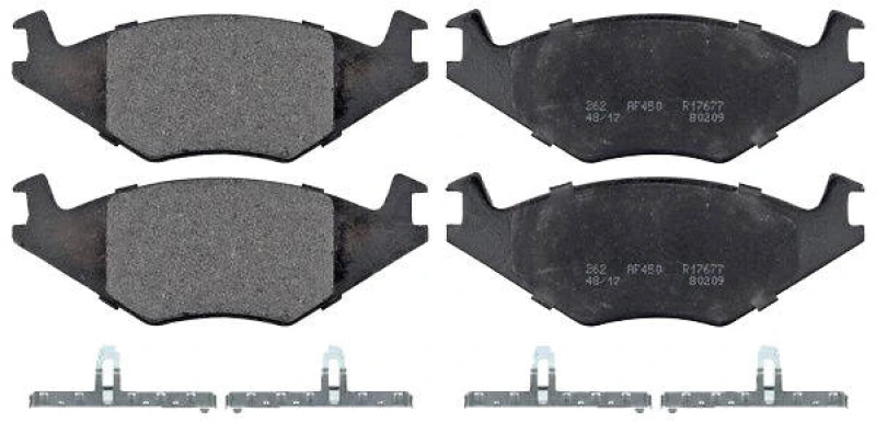 Image of A.B.S. 36539 Brake pad set without integrated wear sensor Brake Pad Set,disc brake (402)