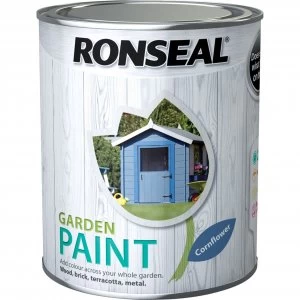 Image of Ronseal General Purpose Garden Paint Cornflower 750ml