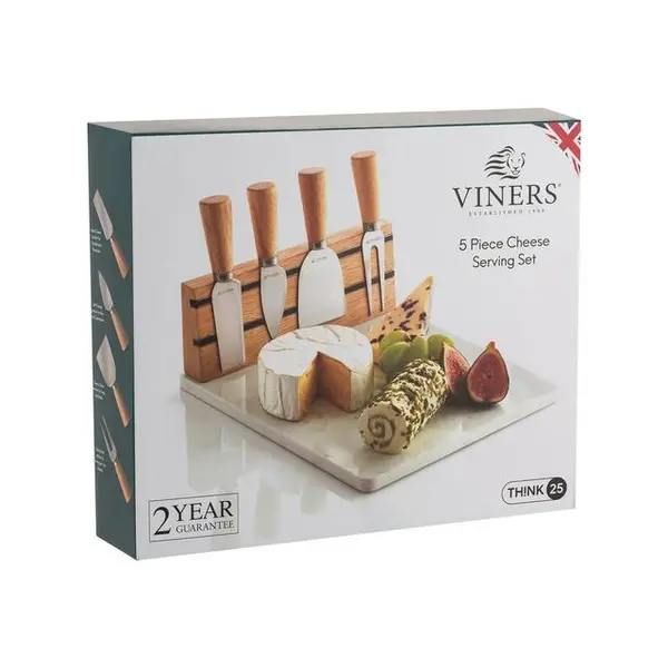 image of Viners 5 Piece Cheese Serving Set, 5 Per Pack