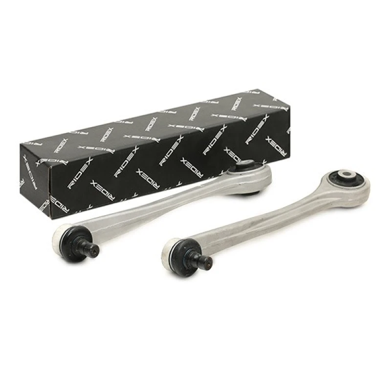 Image of RIDEX 772S0574 Control arm repair kit with rubber mount, Front Axle, Control Arm Aluminium Suspension Kit (772)