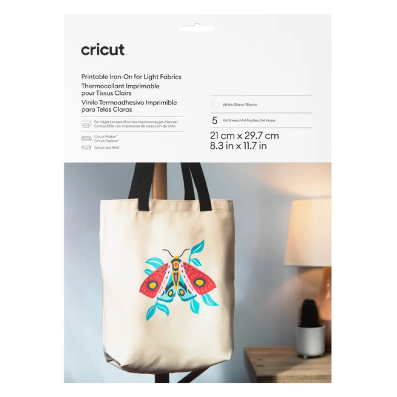 Image of CRICUT Cricut Joy Xtra Iron-On Heat transfer vinyl sheet Smooth heat transfer vinyl 5 sheets 2010393
