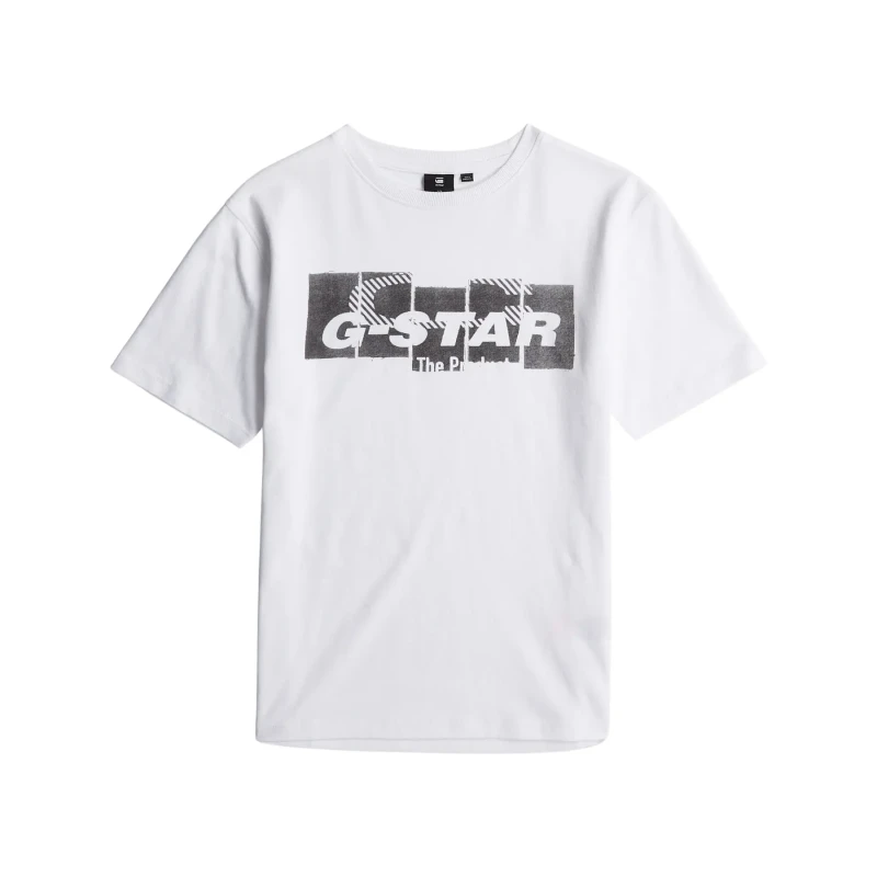 Image of G-Star Kid's T-Shirt G-Star boxy Blanc Unisex 10 ans