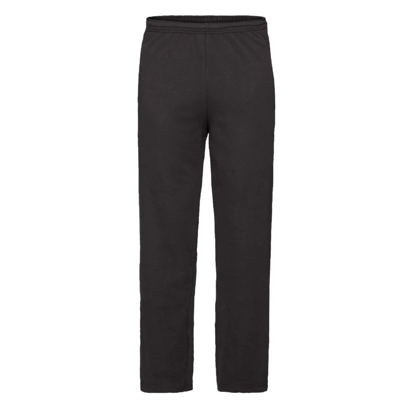 Image of Fruit Of The Loom Fruit of the Loom Men Lightweight Jogging Bottoms in Black Size: Medium Black M Male 5063425978618