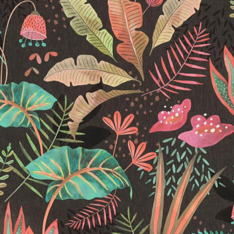 Image of Galerie Flourish Floral Multi-coloured Wallpaper FL61121, Multi FL61121