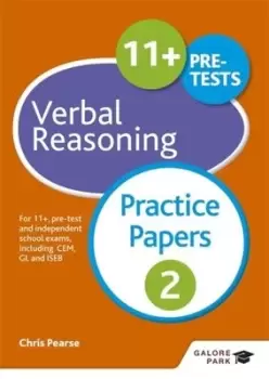 Image of 11+ verbal reasoning Practice papers 2 by Christopher Pearse