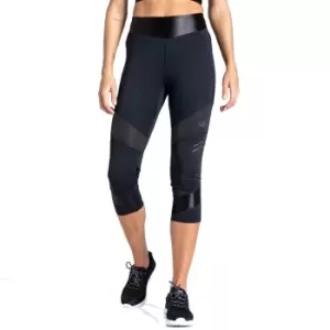 image of Dare 2B Womens Born To Shine 3/4 Wicking Active Trousers UK 12, Waist 30', (76cm), Inside Leg 31