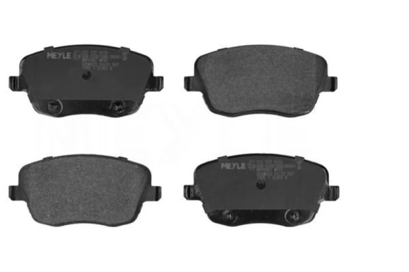 Image of MEYLE 025 235 8118 Brake pad set Front Axle, excl. wear warning contact, Original Quality, with anti-squeak plate Brake Pad Set,disc brake (402)