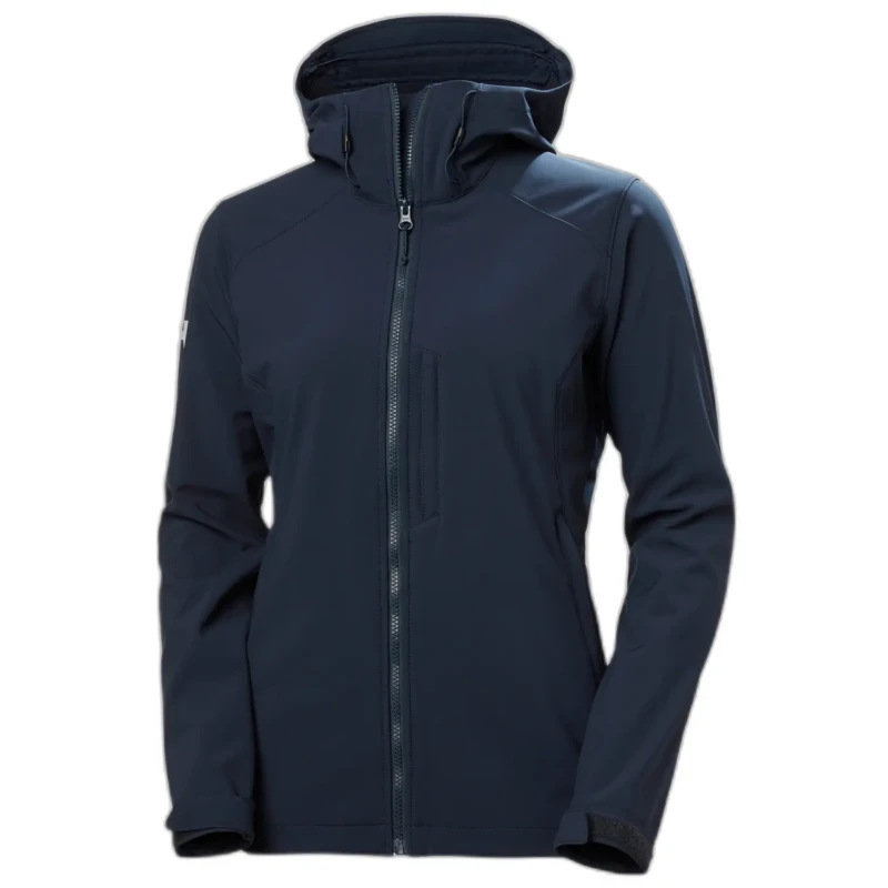 Image of Womens hooded jacket Helly Hansen paramount softshel Bleu Female L
