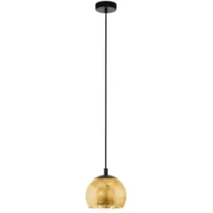 Eglo - Albaraccin Dome Pendant Ceiling Light Black